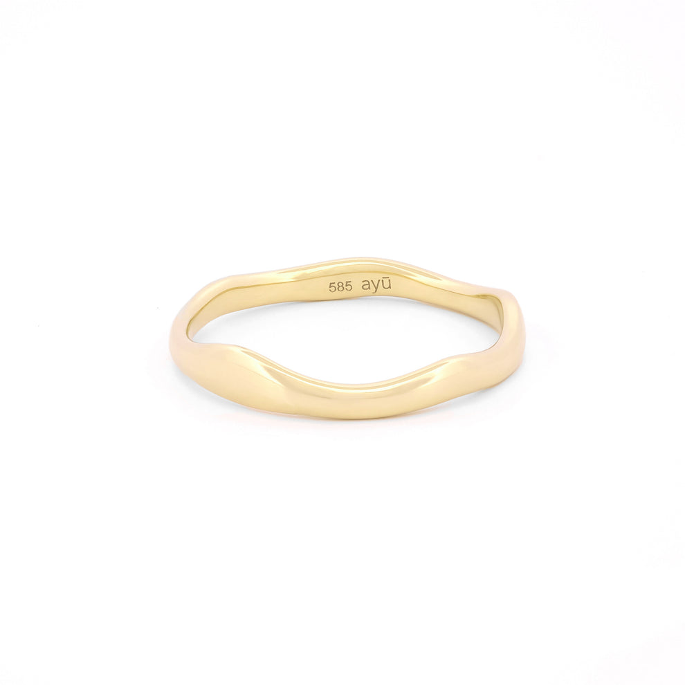Curved Stacking Ring | ayū – ayulabel.com