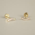 Diamond Curve Stud
