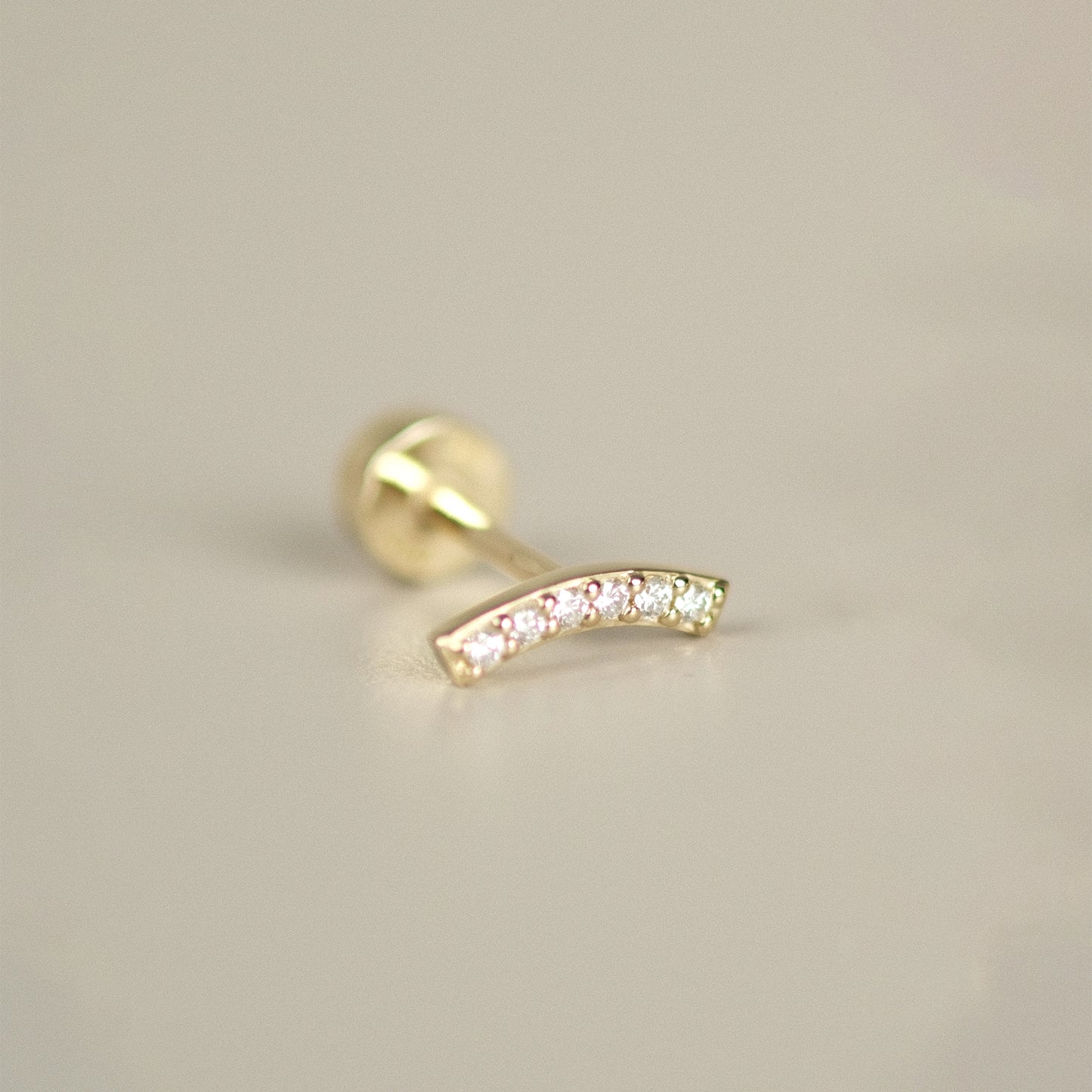 Diamond Curve Stud