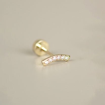 Diamond Curve Stud