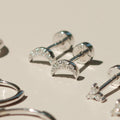 Diamond Moon Stud