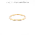 Diamond Row Stacking Ring