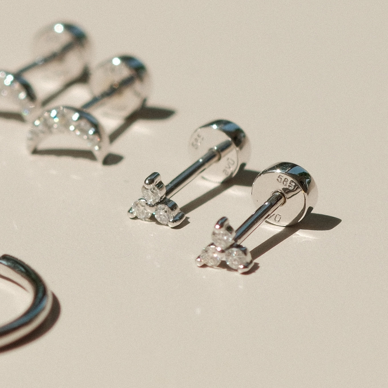 Diamond Trinity Stud