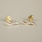 Diamond Wave Stud