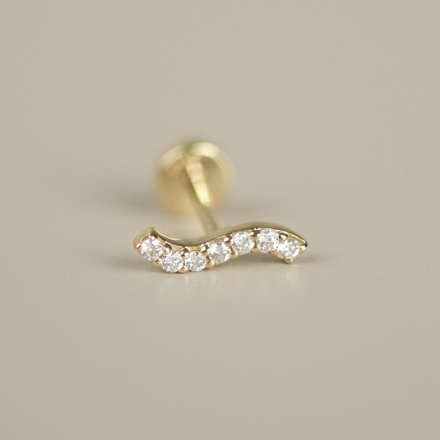 Diamond Wave Stud