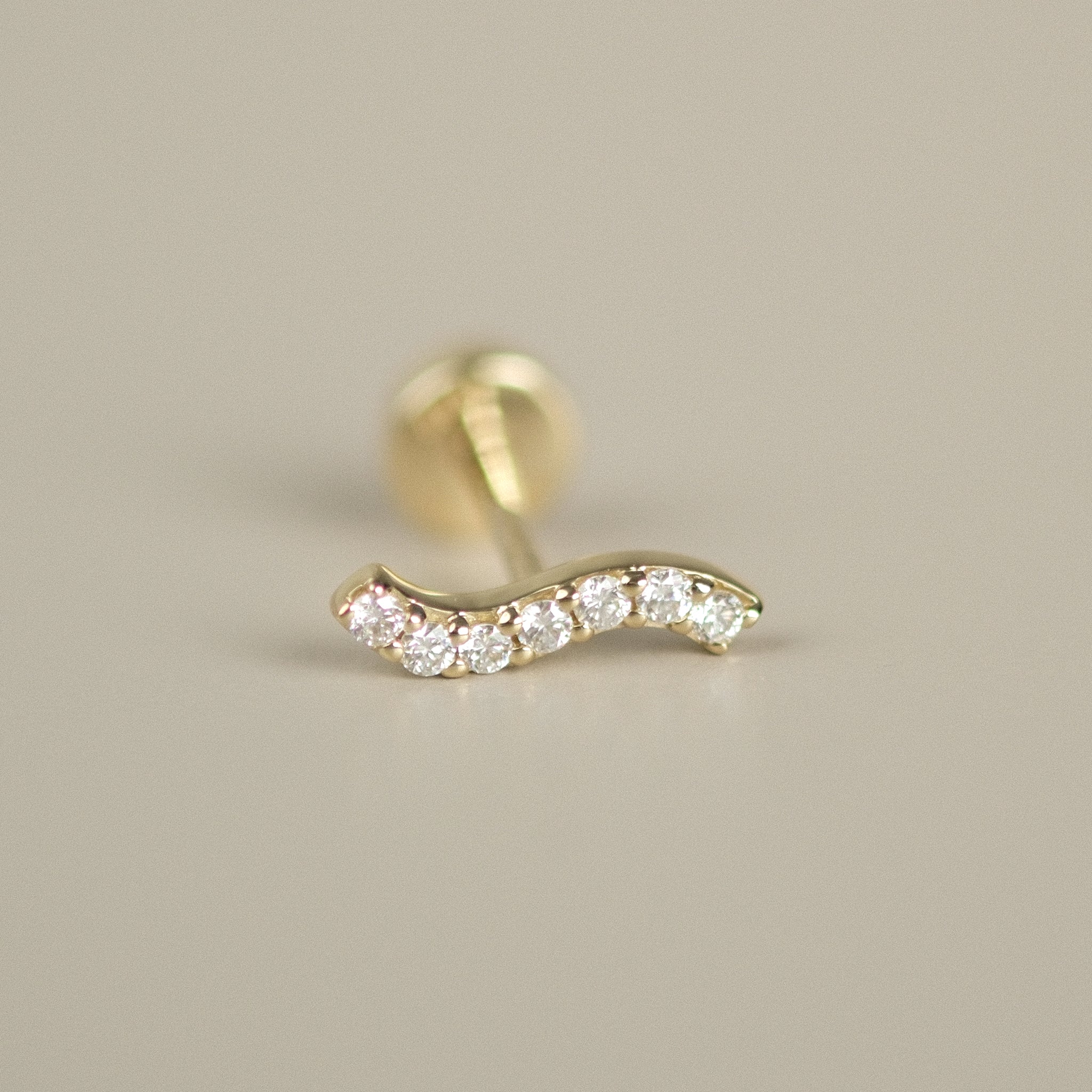 Diamond Wave Stud