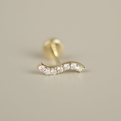 Diamond Wave Stud