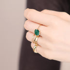 Green Onyx Ring