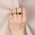 Green Onyx Ring