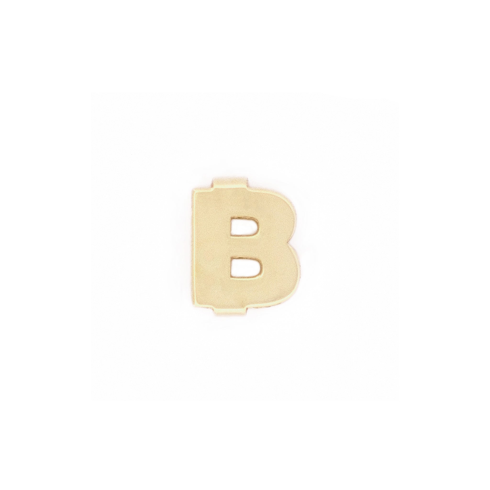 Buchstabenanhänger B aus 14k Echtgold.