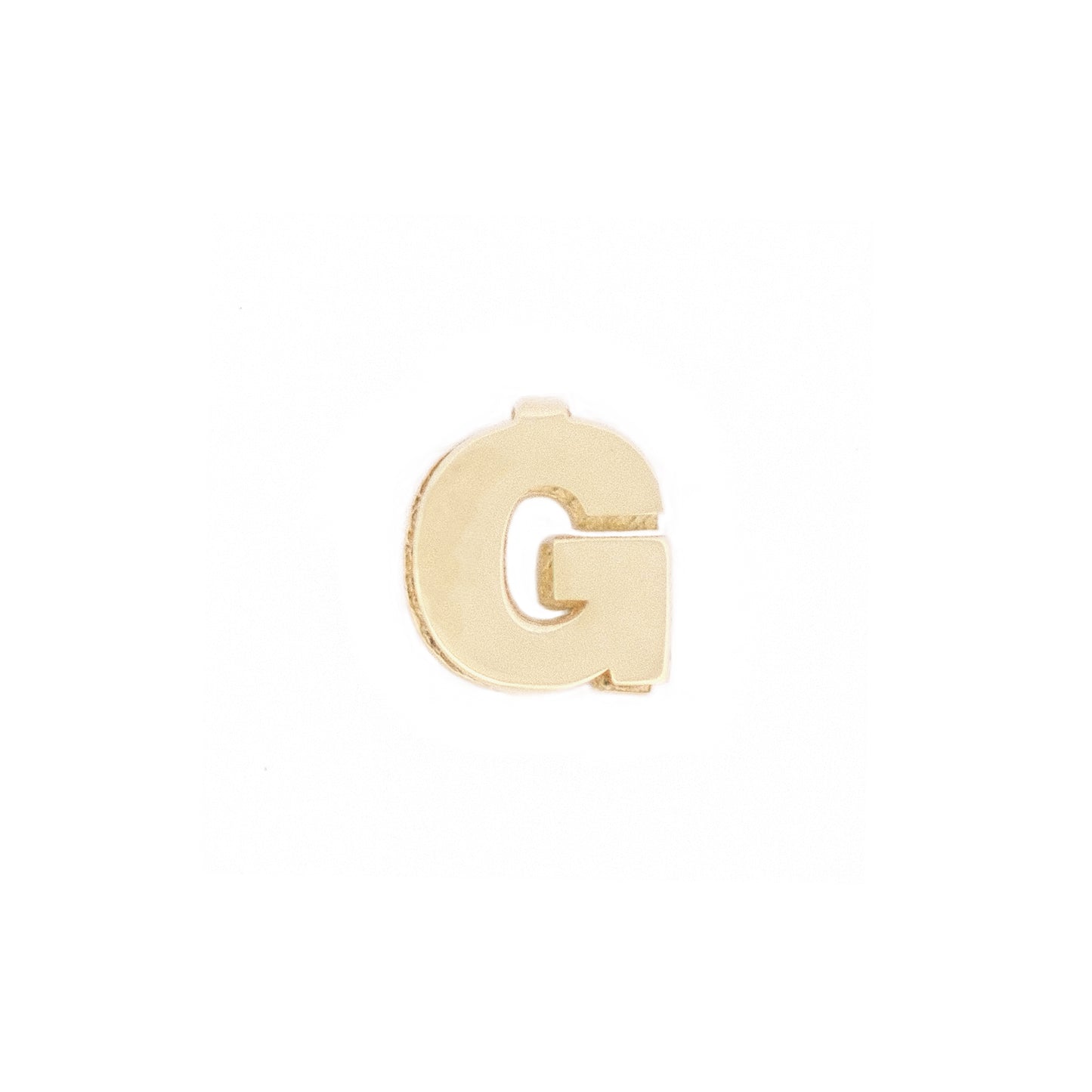 Buchstabenanhänger G aus 14k Echtgold.