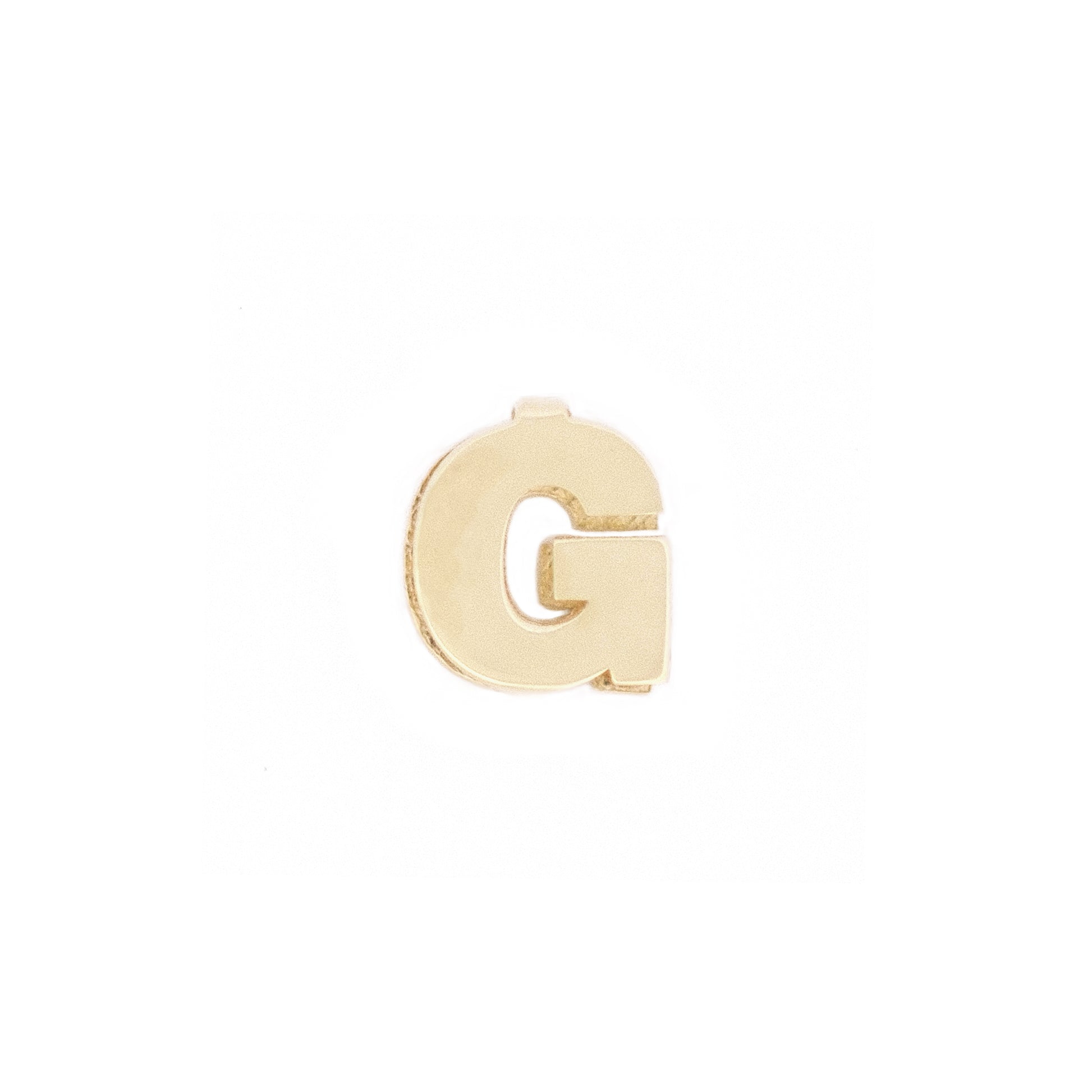 Buchstabenanhänger G aus 14k Echtgold.