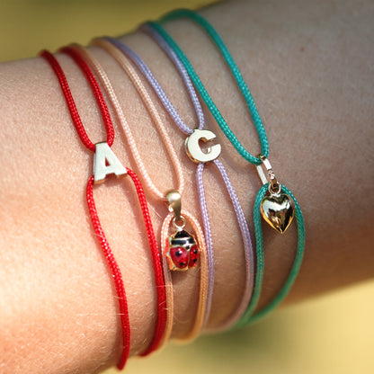 Letter Charm Bracelet