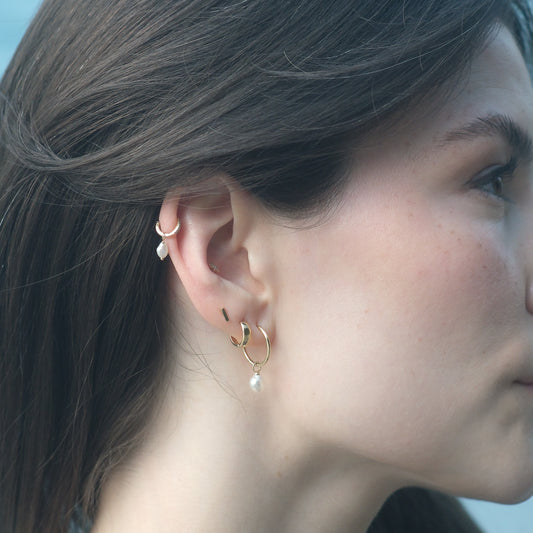 Mini Pearl Charm (Pair)