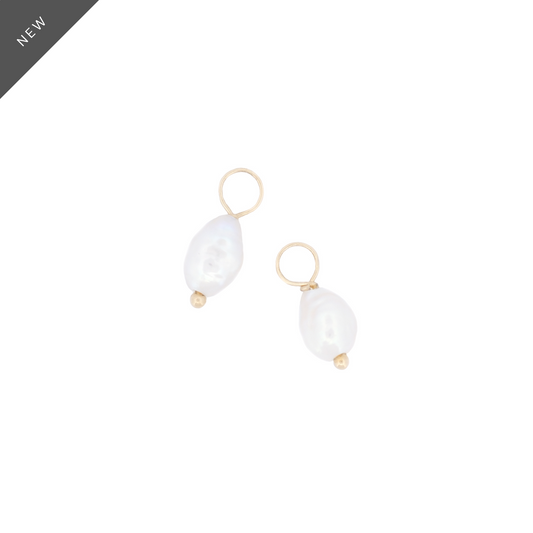 Mini Pearl Charm (Pair)
