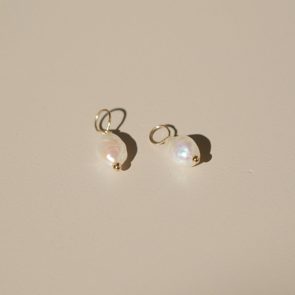 Mini Pearl Charm (Pair)