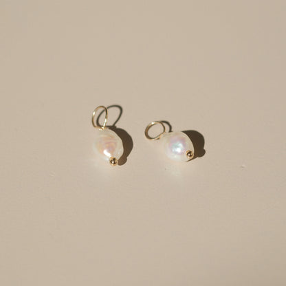 Mini Pearl Charm (Pair)