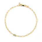 Paperclip Chain Anklet