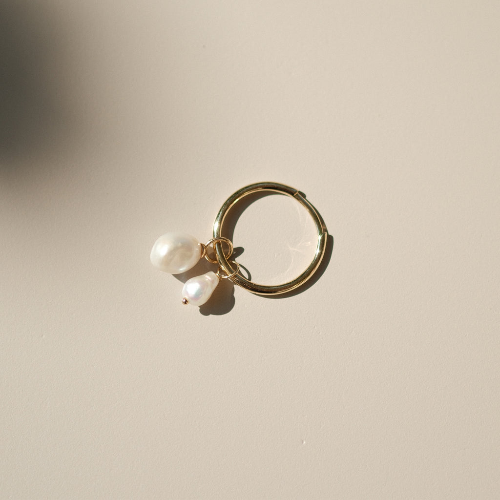 Mini Pearl Charm (Pair)