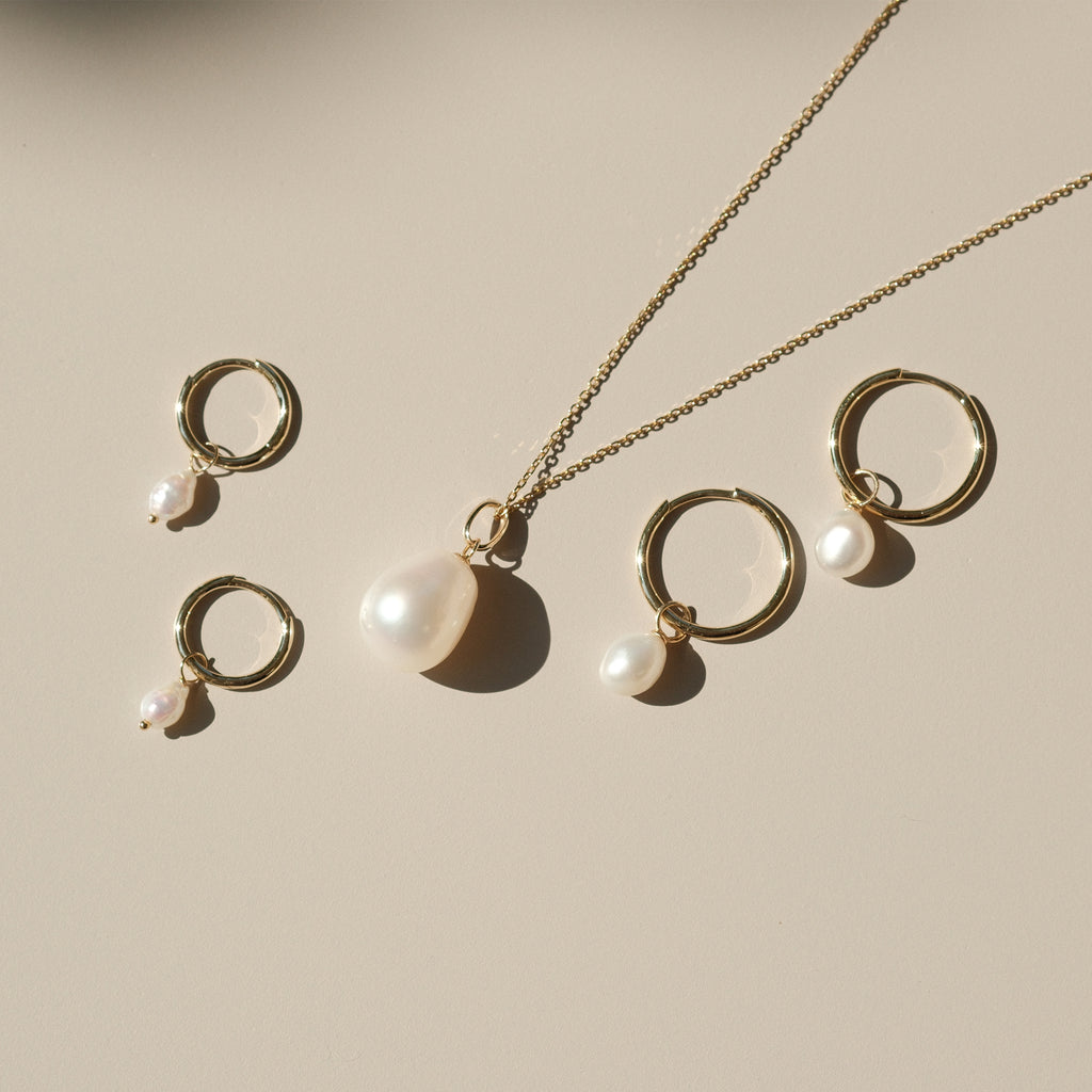 Mini Pearl Charm (Pair)