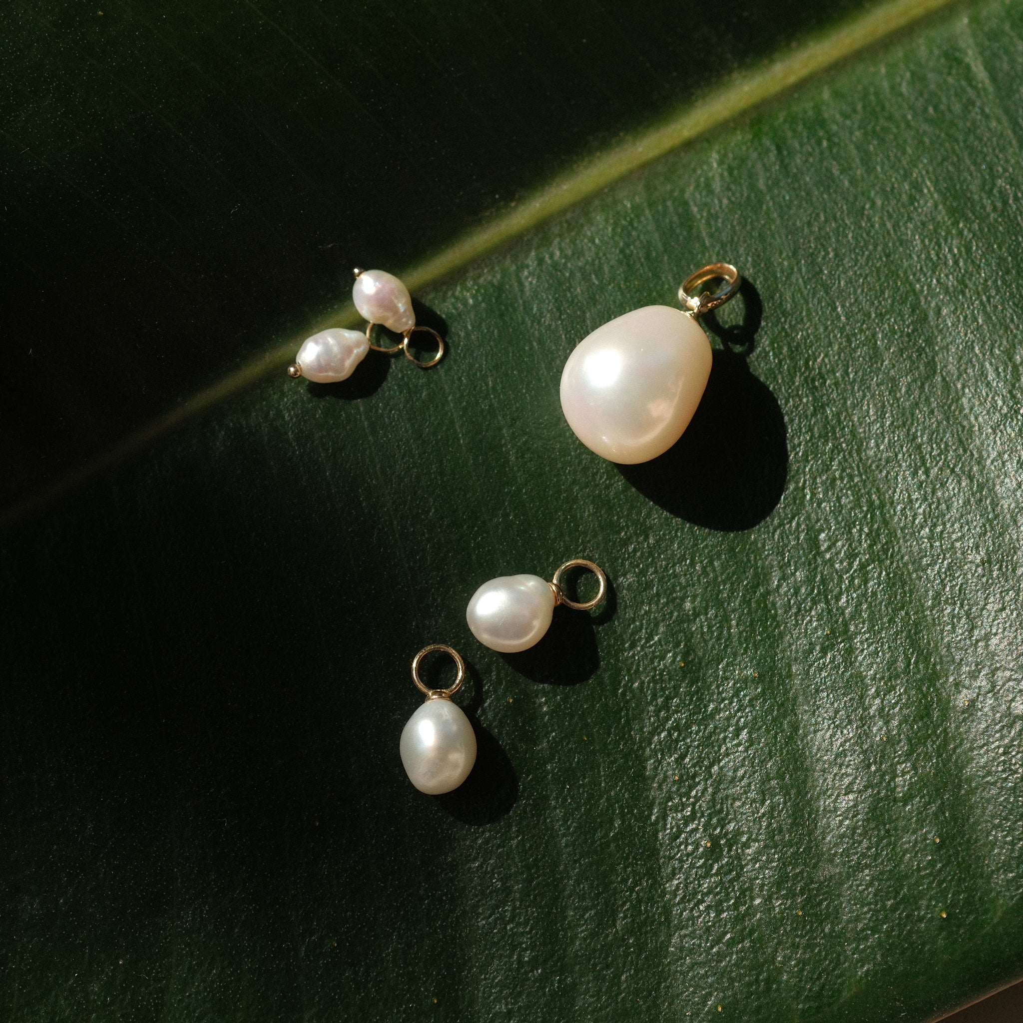Mini Pearl Charm (Pair)