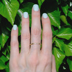 Diamond Row Stacking Ring