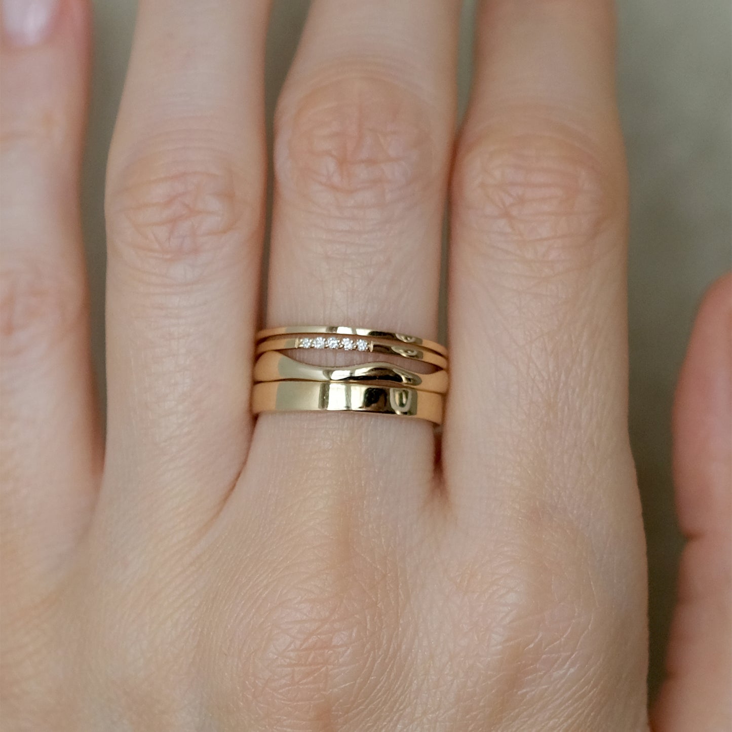 Curved Stacking Ring